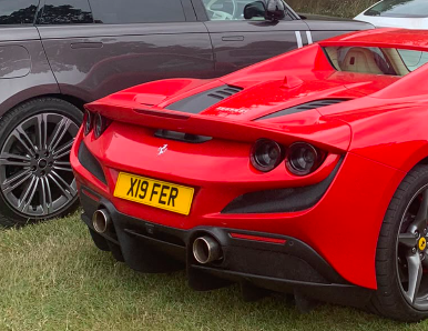 X19 FER spotted on Ferrari F8