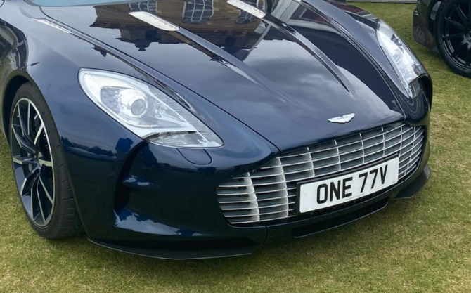 ONE 77V spotted on Aston Martin One-77