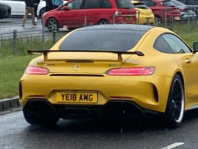 YE18 AMG spotted on Mercedes-Benz AMG GT