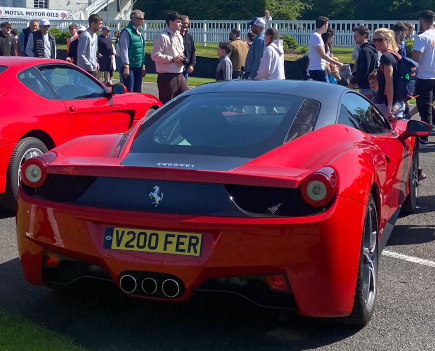 V200 FER spotted on Ferrari 458