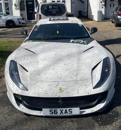 S6 XAS spotted on Ferrari 812
