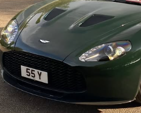 55 Y spotted on Aston Martin V12 Vantage