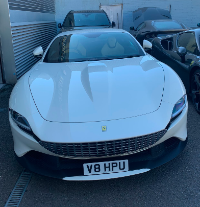 V8 HPU spotted on Ferrari Roma