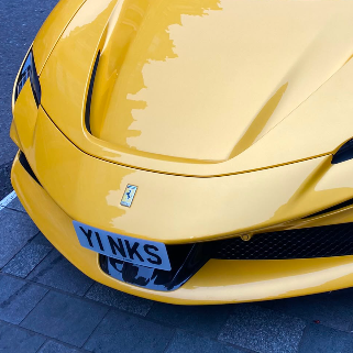 Y1 NKS spotted on Ferrari SF90