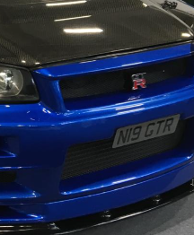 N19 GTR private number plate on a Nissan Skyline