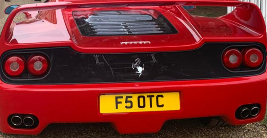 F5 OTC spotted on Ferrari F50