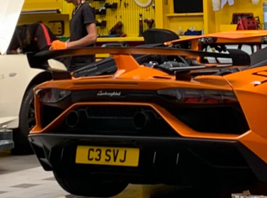 C3 SVJ spotted on Lamborghini Aventador SVJ