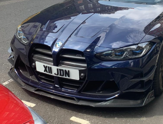 X11 JDN private number plate on a BMW M4, spotted in London