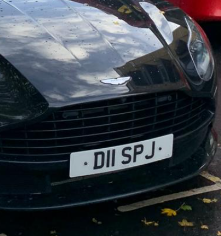 D11 SPJ spotted on Aston Martin