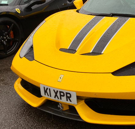 K1 XPR spotted on Ferrari 458