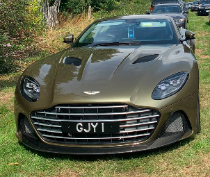 GJY 1 private number plate on a Aston Martin DBS