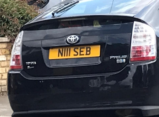 N111 SEB spotted on Toyota Prius