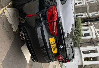X9 NNH private number plate on a BMW