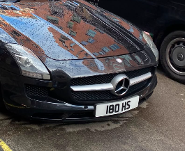 180 HS spotted on Mercedes-Benz SLS AMG