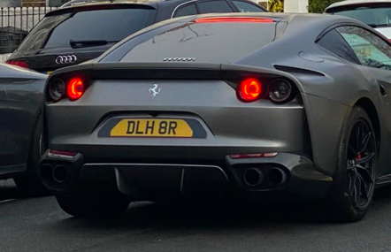 DLH 8R spotted on Ferrari 812