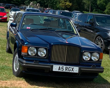 A5 RGX private number plate on a Bentley