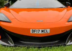 DF17 MCL spotted on McLaren 600LT