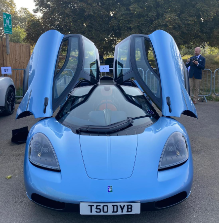 T50 DYB private number plate on a Gordon Murray Automotive T50