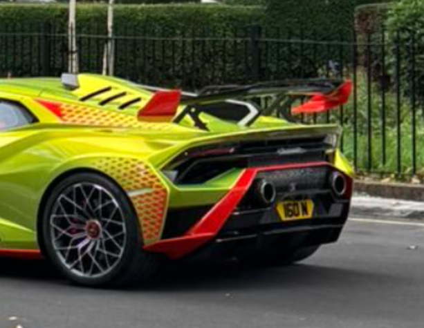 160 N spotted on Lamborghini Huracan