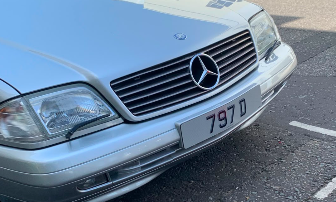 797 D spotted on Mercedes-Benz SL