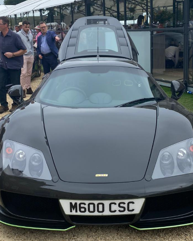 M600 CSC private number plate on a Noble M600