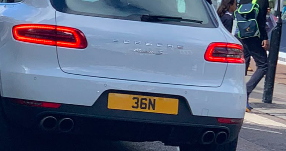 36 N spotted on Porsche