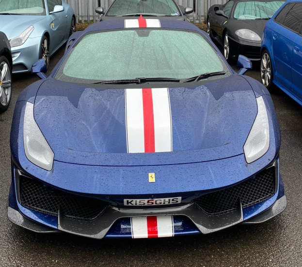 K155 GHS spotted on Ferrari 488 Pista