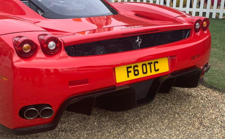 F6 OTC spotted on Ferrari Enzo
