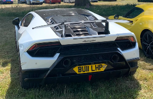 BU11 LHP spotted on Lamborghini Huracan