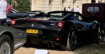 F1 KJS spotted on Ferrari 458