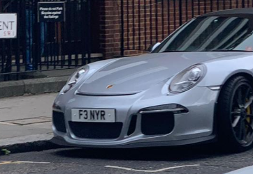 F3 NYR spotted on Porsche 911