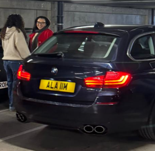 ALA 11M private number plate on a Alpina D3