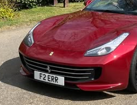 F2 ERR spotted on Ferrari GTC4 Lusso