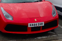 K444 SVR spotted on Ferrari 488