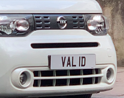 VAL 1D spotted on Nissan Cube