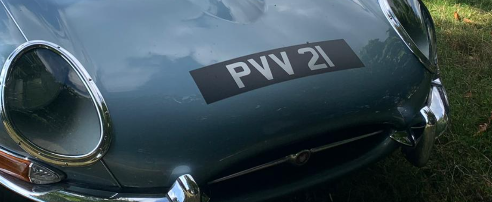 PVV 21 spotted on Jaguar