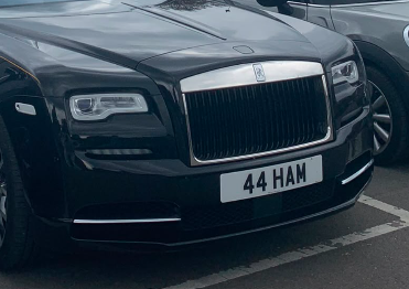 44 HAM spotted on Rolls-Royce Dawn