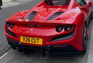 V26 CUT spotted on Ferrari F8