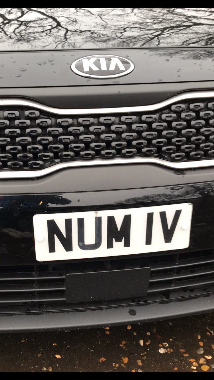 NUM 1V spotted on Kia