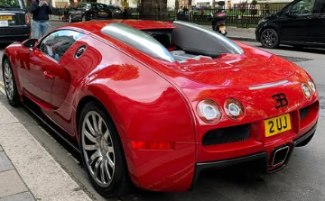 2 UJ spotted on Bugatti Veyron