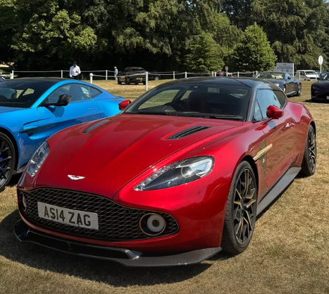 AS14 ZAG spotted on Aston Martin Vanquish