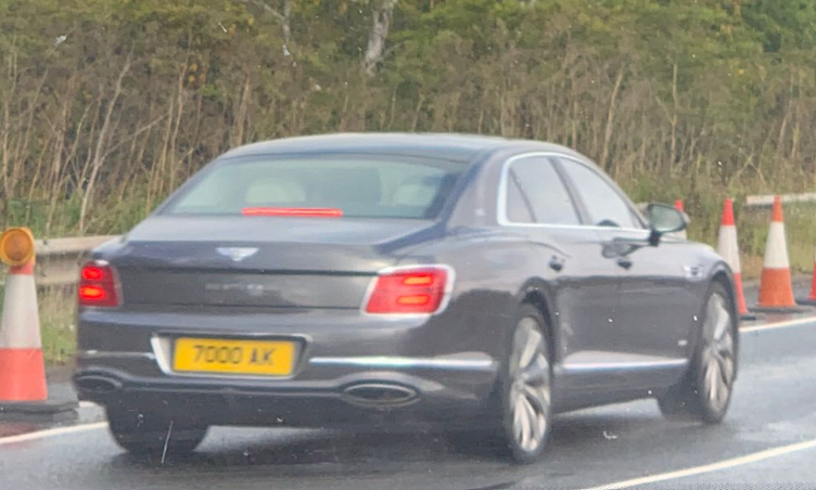 7000 AK spotted on Bentley Flying Spur