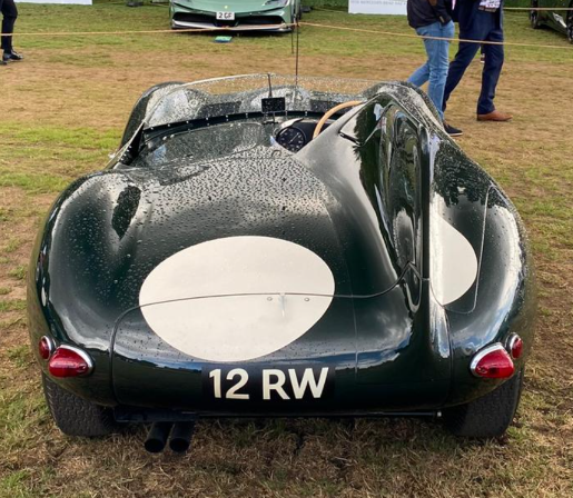 12 RW private number plate on a Jaguar