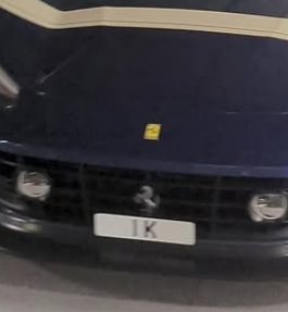 1 K spotted on Ferrari GTC4 Lusso