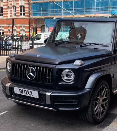81 OXX spotted on Mercedes-Benz G-Class