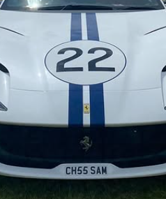CH55 SAM spotted on Ferrari 812 GTS
