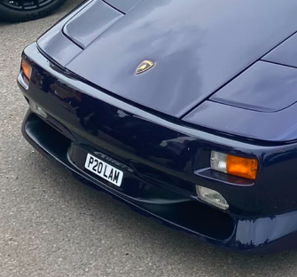 P20 LAM spotted on Lamborghini Diablo