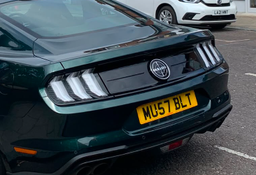 MU57 BLT spotted on Ford Mustang
