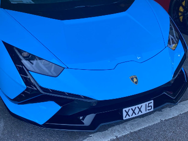 XXX 15 spotted on Lamborghini Huracan Tecnica