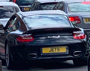 JET 5 spotted on Porsche 911
